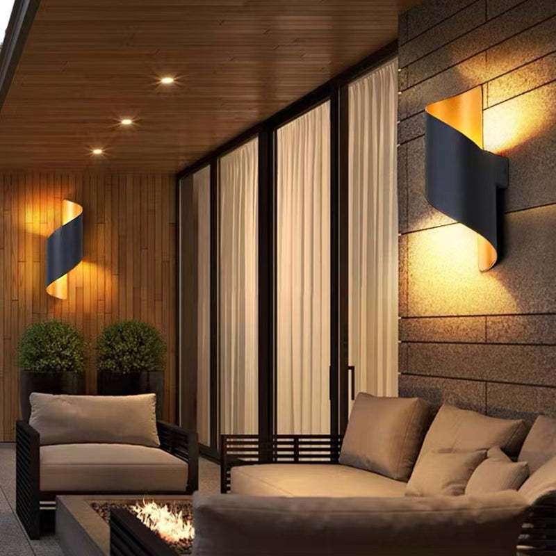 Lámpara de pared LED espiral moderna - TwistLight
