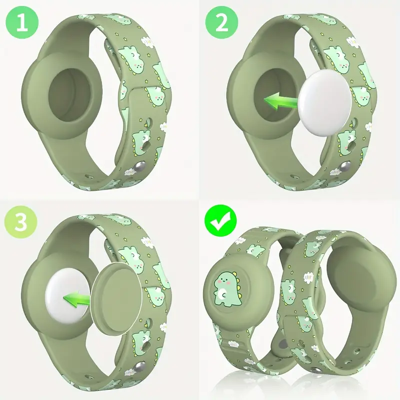 Airtag Armband for Children - DinoTrack