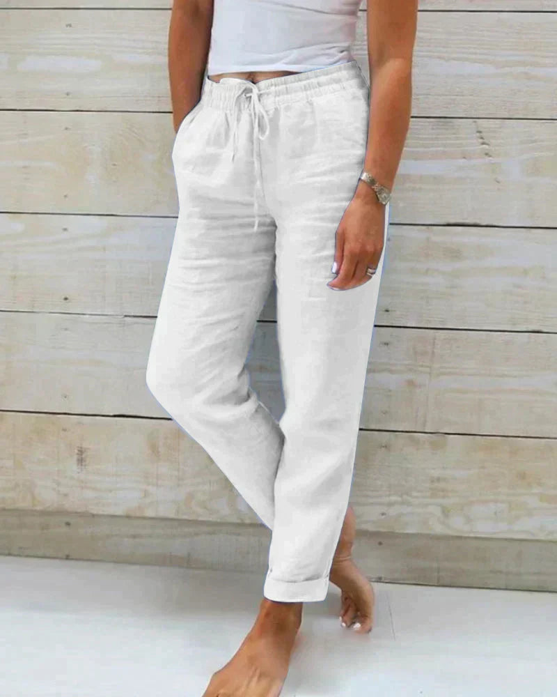 Stylish Linen Pants for Women – Selina