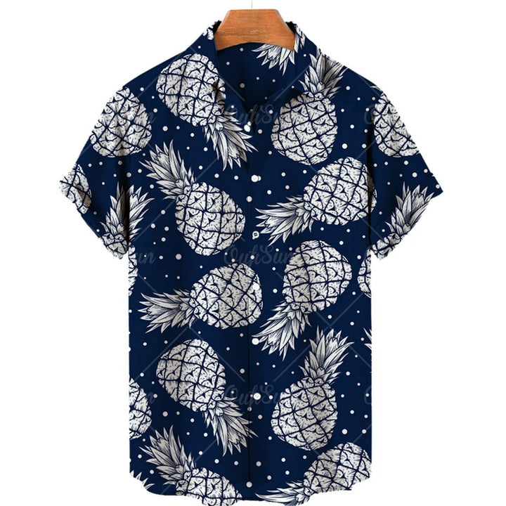 Camisa hawaiana tropical de manga corta – Mateo