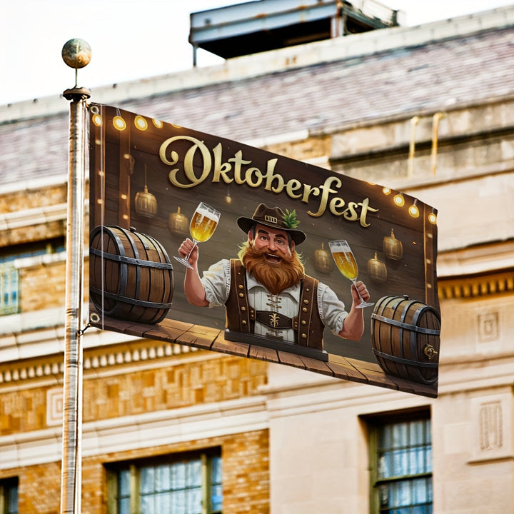 Oktoberfest-haveflag – BierFest-mand Oktoberfest 2026