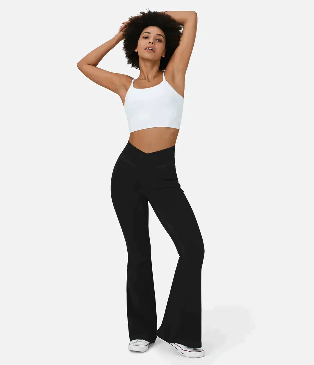 Jeans bootcut elegantes para mujer - Rosa