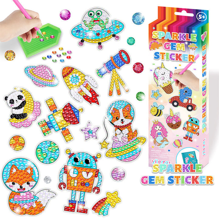 Kreatives Diamantsticker-Set - ShinyGem