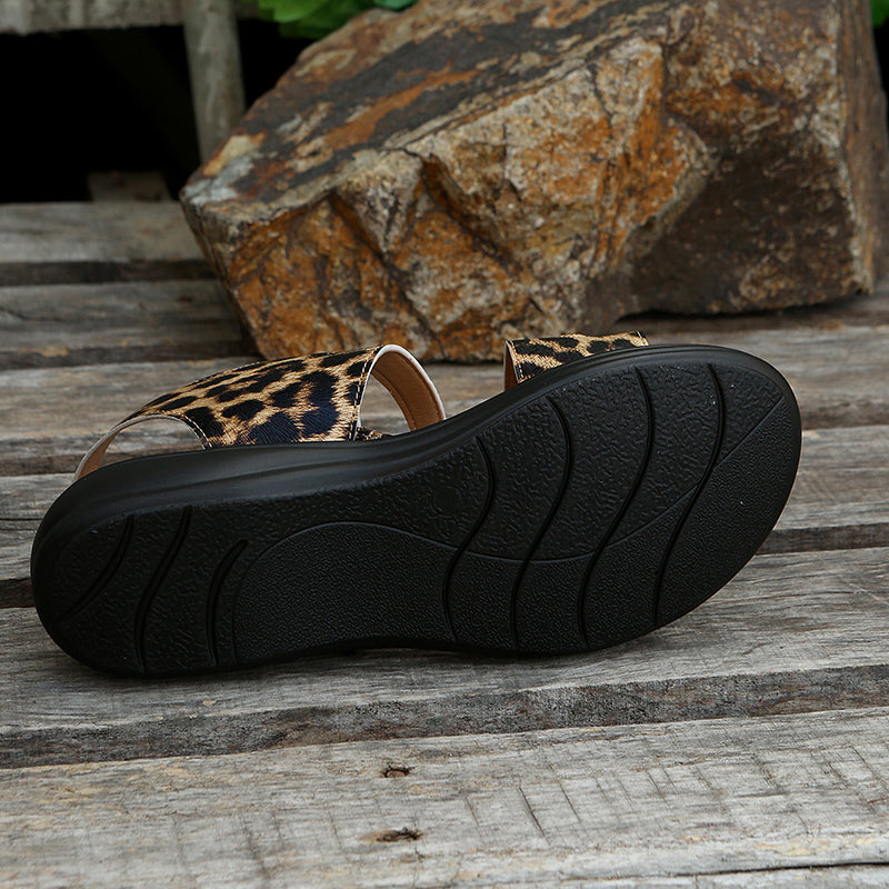 Casual damesandaler med velcrolukning – Nina
