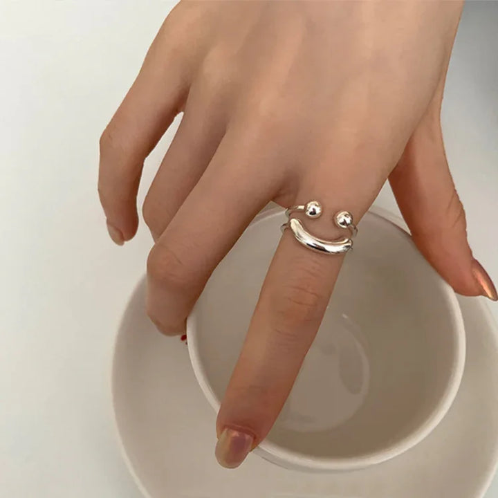 Smiley justerbar ring – Mila