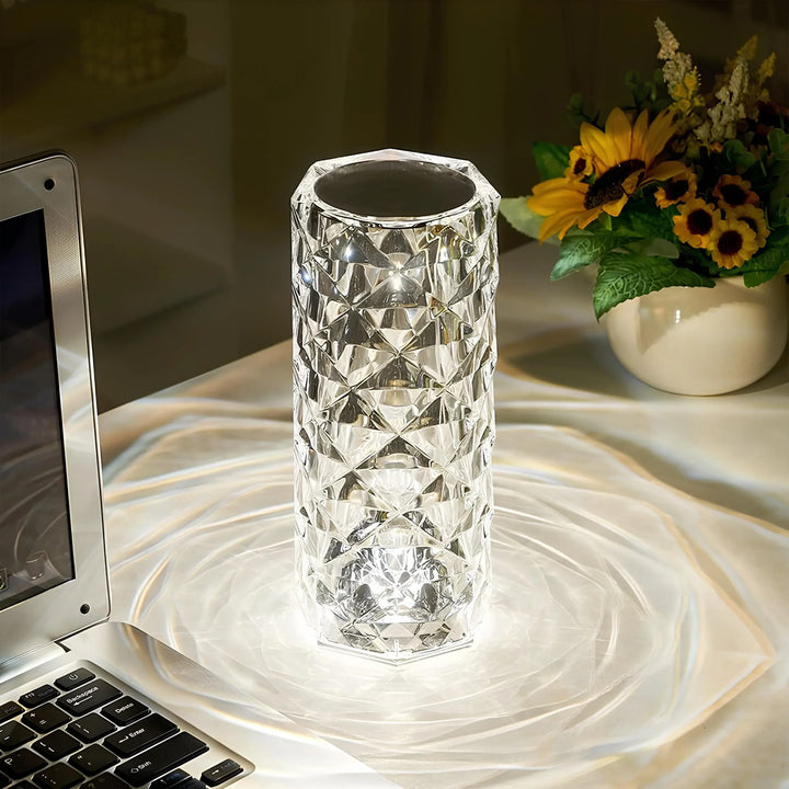 Lámpara de mesa Kristall con control táctil - Aurora