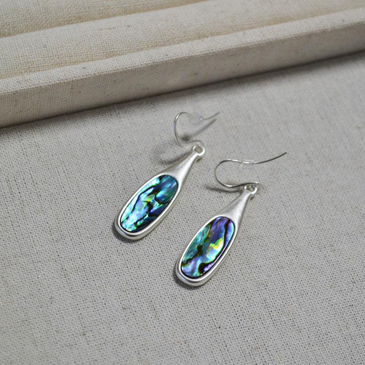 Vintage Colorful Silver Earrings - Adalyn