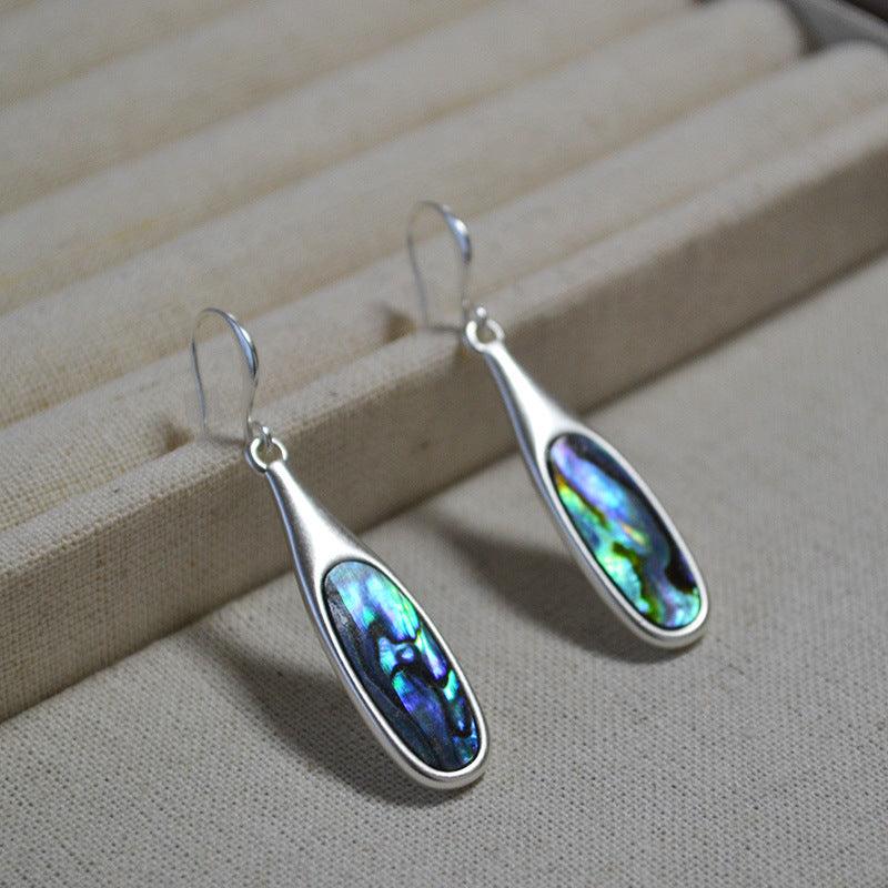 Vintage Colorful Silver Earrings - Adalyn
