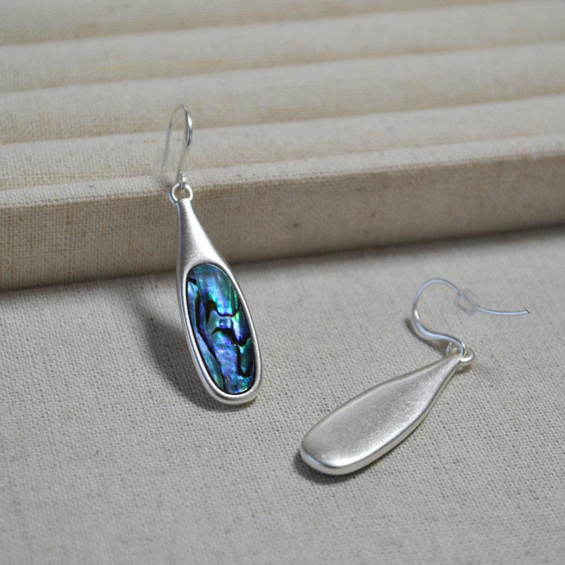 Vintage Colorful Silver Earrings - Adalyn