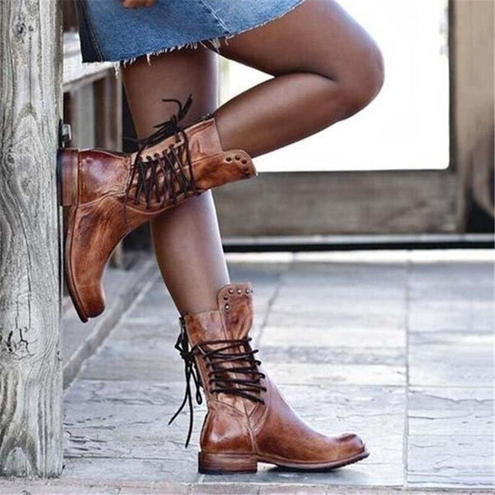 Stylish Leather Women's Shoes - Sophie