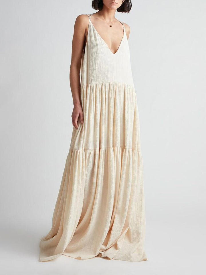 Stylish maxi dress with flowing cut – Liana