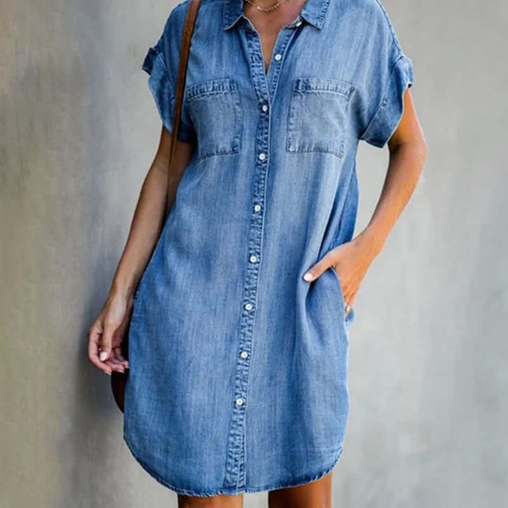 Trendy jeanskjole - Maeve