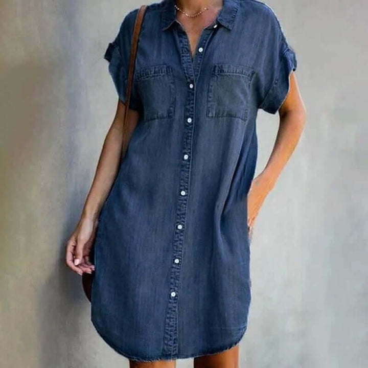 Trendy jeanskjole - Maeve