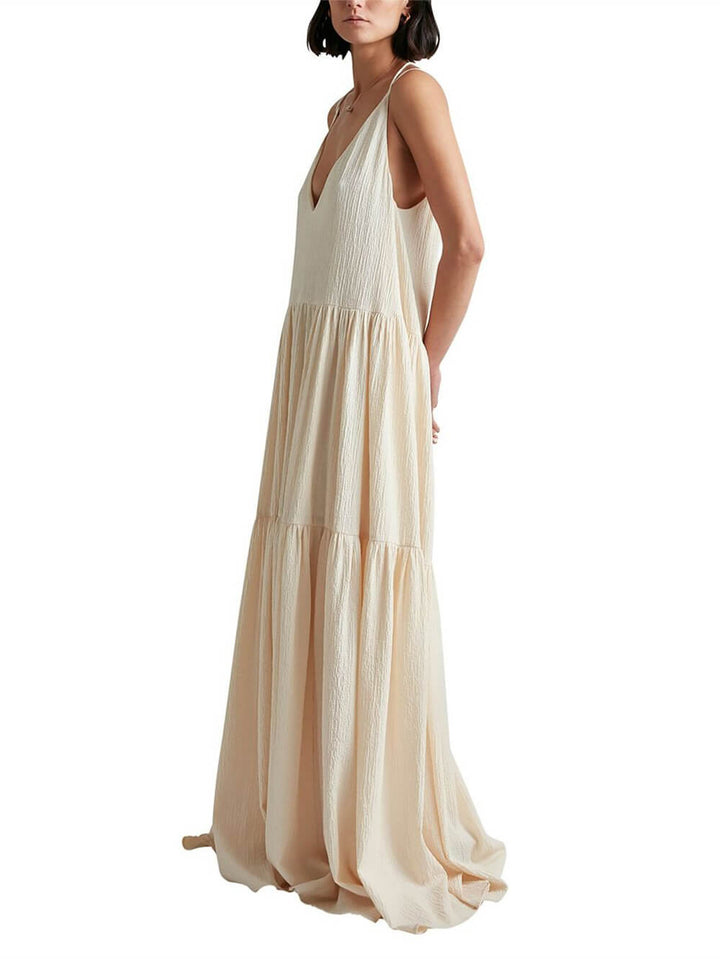 Stylish maxi dress with flowing cut – Liana