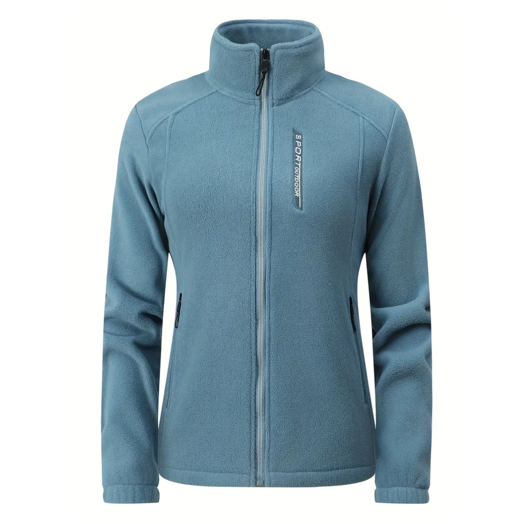 Dame Outdoor Fleecejakke varm foret med plyssede inderfor – Liv