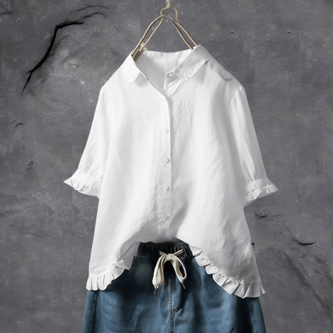Comfortable Cotton Blouse for Women – Elena