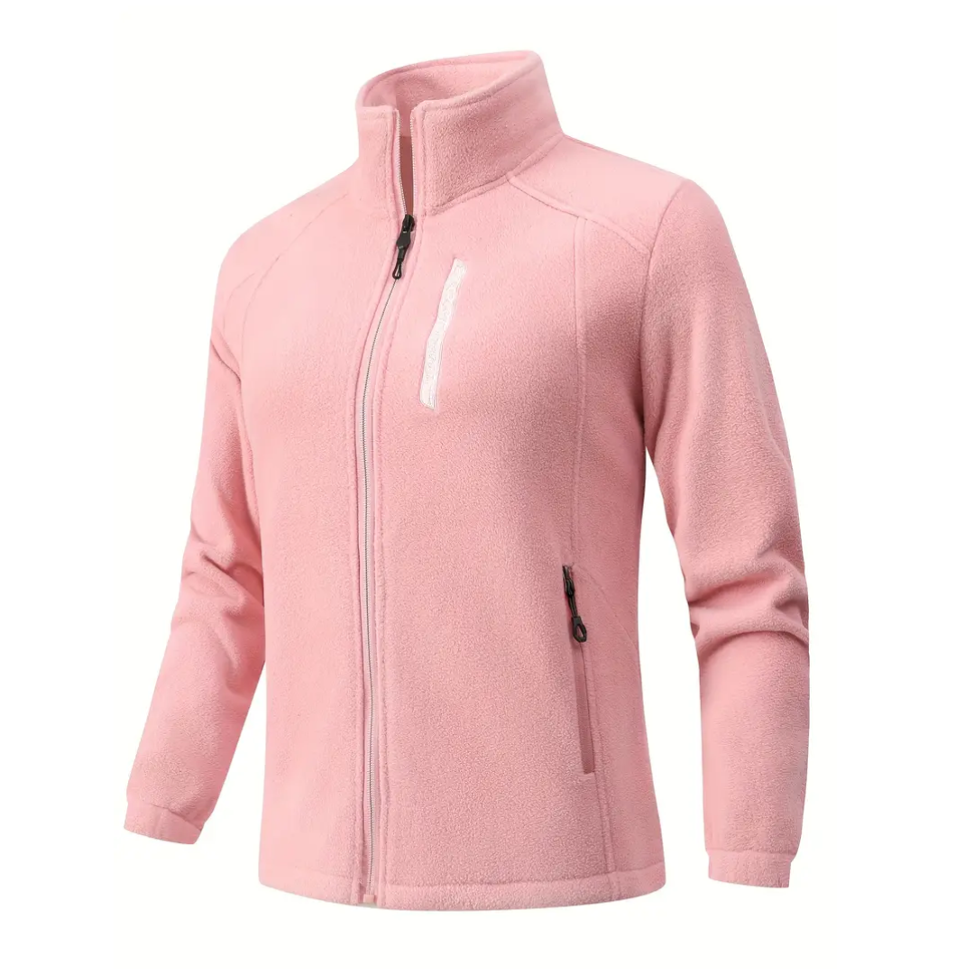 Dame Outdoor Fleecejakke varm foret med plyssede inderfor – Liv