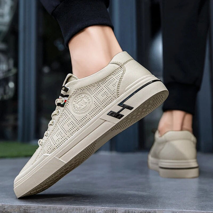Men's Sneakers Made of Perforated Leather with Lightweight Construction – Ethan