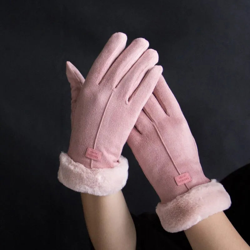 Warm Suede Women's Gloves - VelvTouch