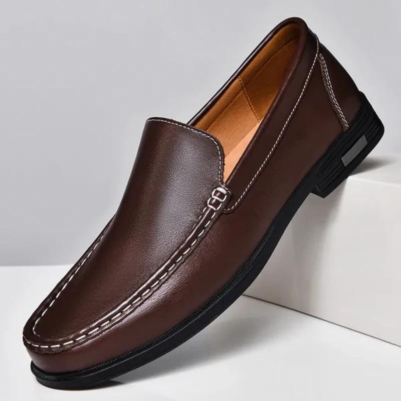 Italienske loafers i ægte læder – Emilio