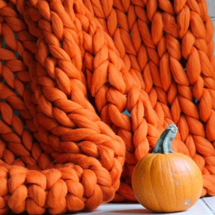 DIY Chunky XL 1000 Grams Wool Yarn for Soft Blankets - LuxeWool
