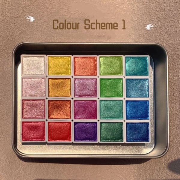 Multicolored Watercolor Paint Set – ColorCrafter