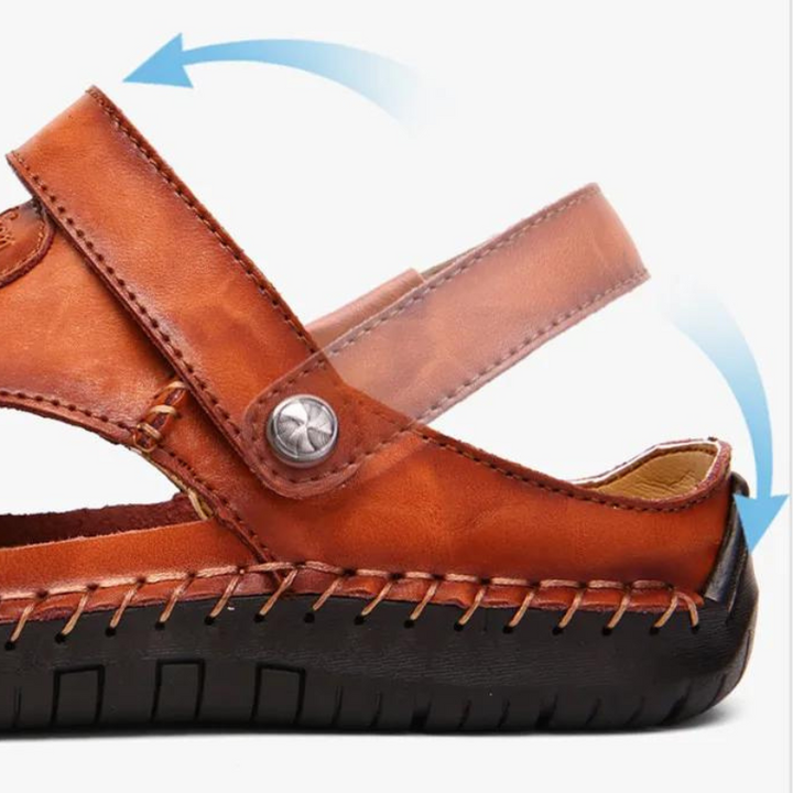 Orthopedic Men's Leather Sandals – Marco