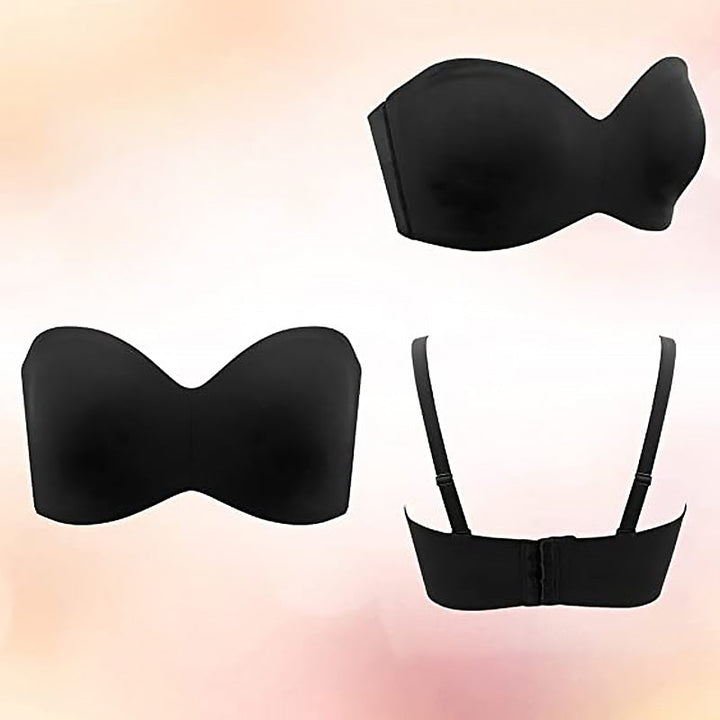Nahtloser Bandeau-BH mit abnehmbaren Trägern – Camille