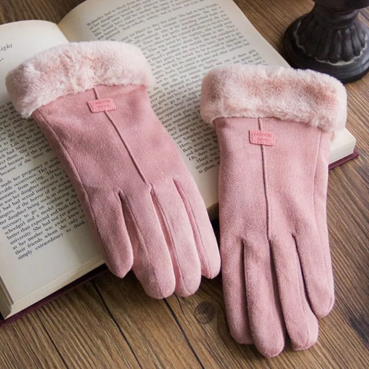 Warm Suede Women's Gloves - VelvTouch