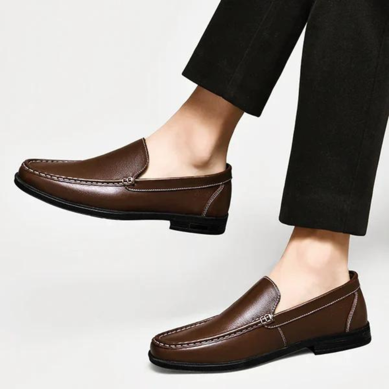 Italienske loafers i ægte læder – Emilio