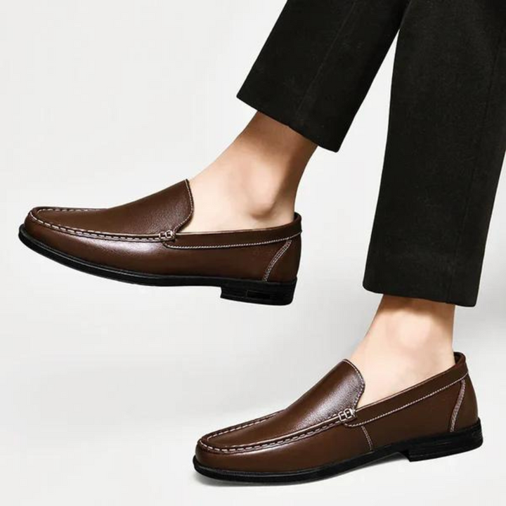 Italienske loafers i ægte læder – Emilio