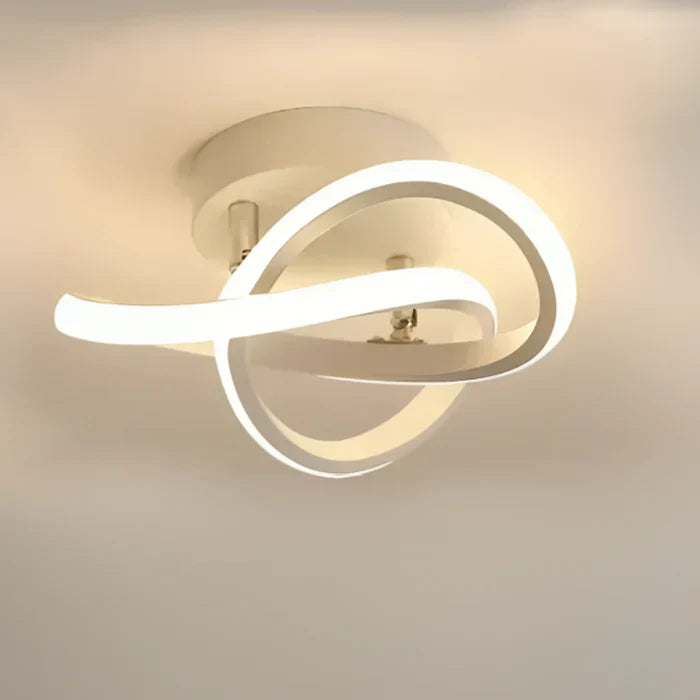 Moderne LED-taklampe med dobbelt ringdesign – Twilight Rings