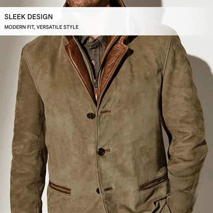 Chaqueta de otoño para hombre – Leandro en tonos de hojas otoñales