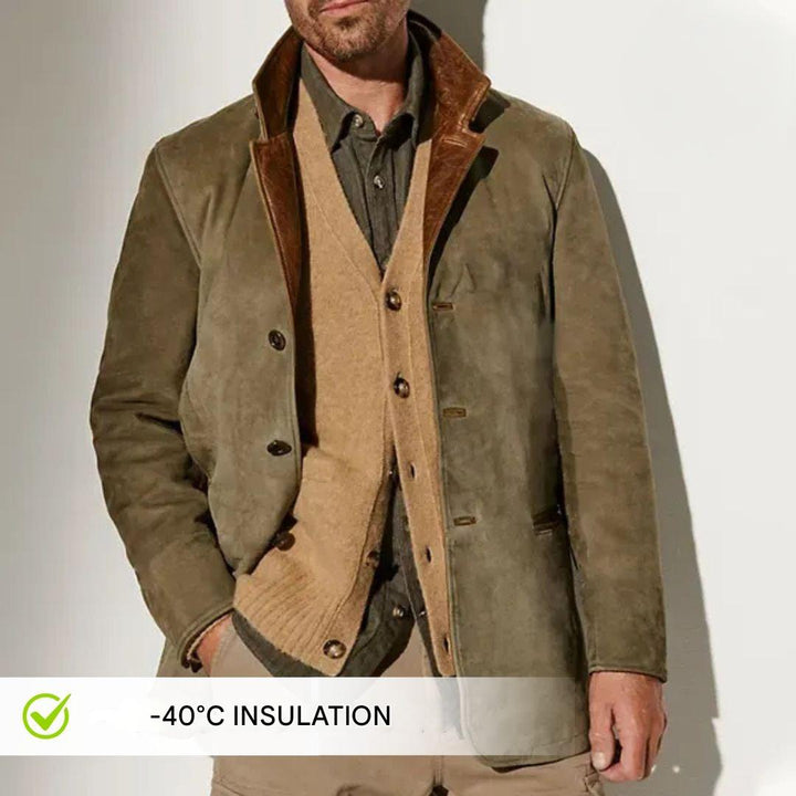 Chaqueta de otoño para hombre – Leandro en tonos de hojas otoñales
