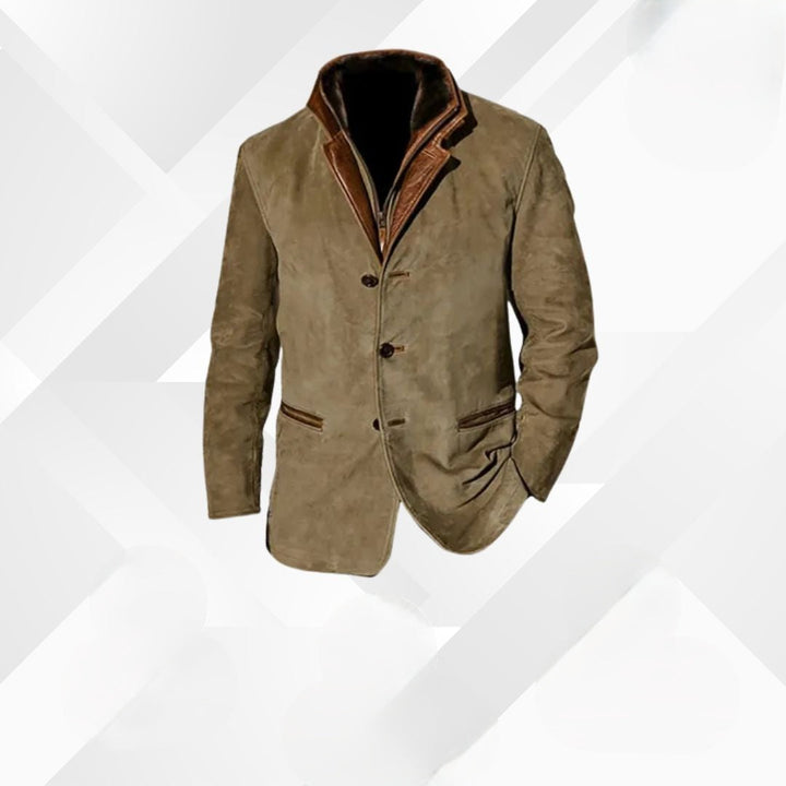 Chaqueta de otoño para hombre – Leandro en tonos de hojas otoñales