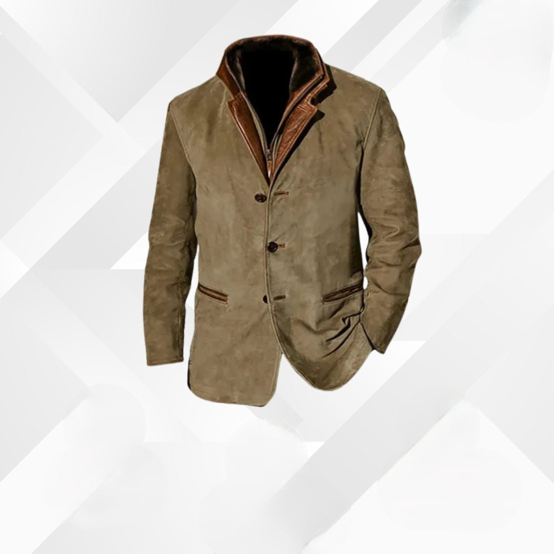 Chaqueta de otoño para hombre – Leandro en tonos de hojas otoñales