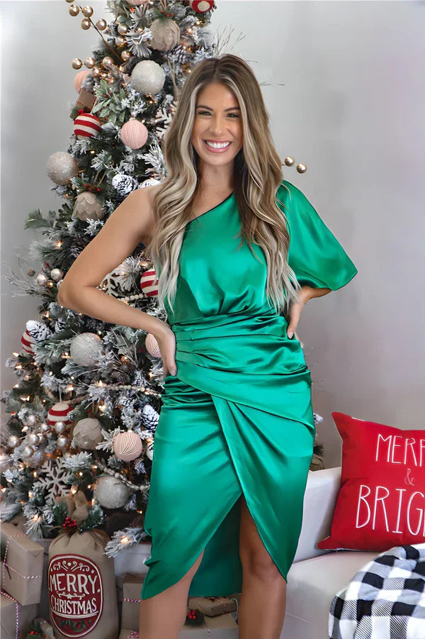 Trendige Seidenfestkleid - Celina