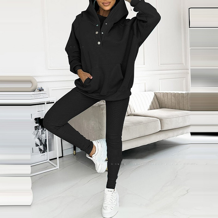 Trendy loungestel med 3 dele - Elena
