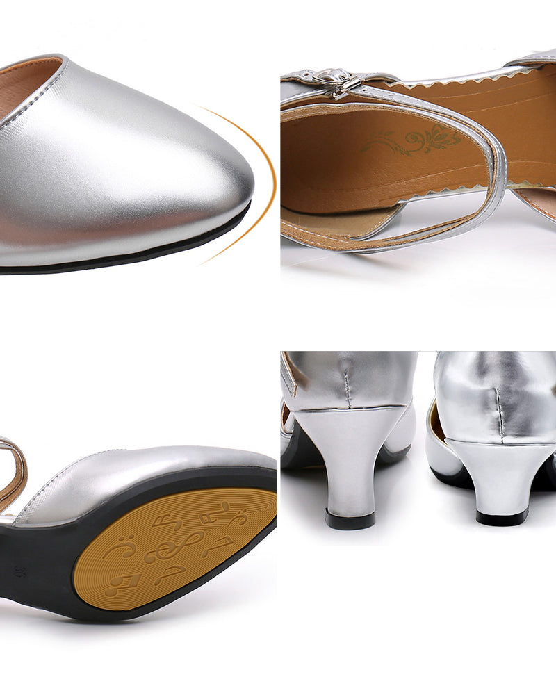 Trendy women's heeled shoes with block heel for every season – Lina