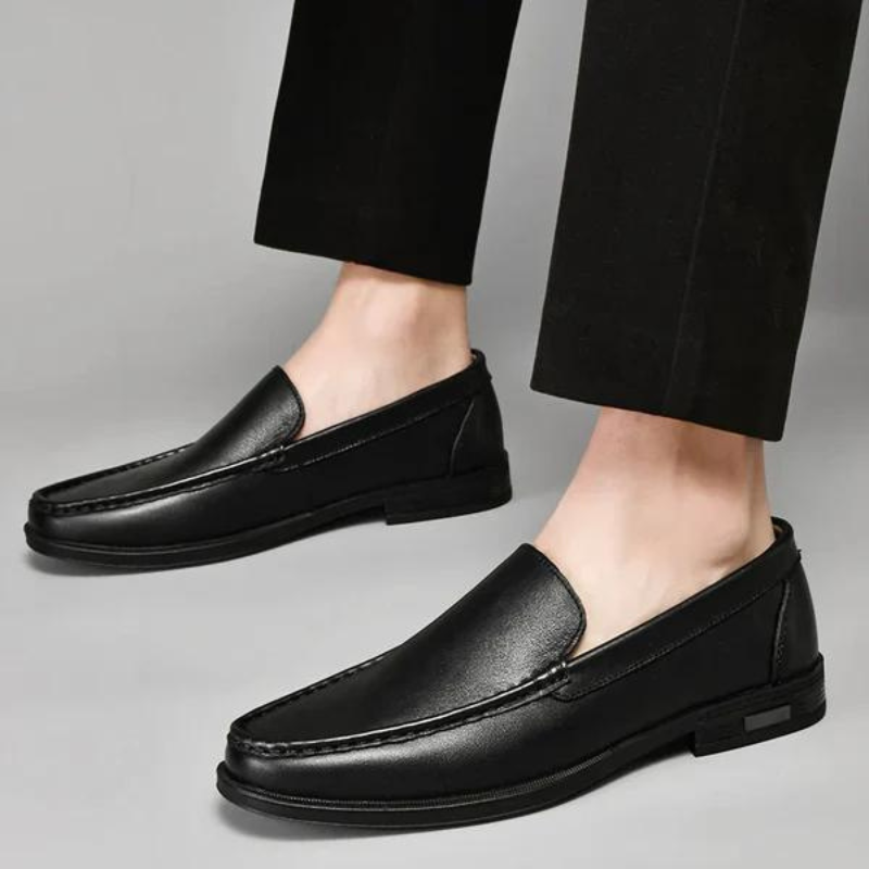 Italienske loafers i ægte læder – Emilio