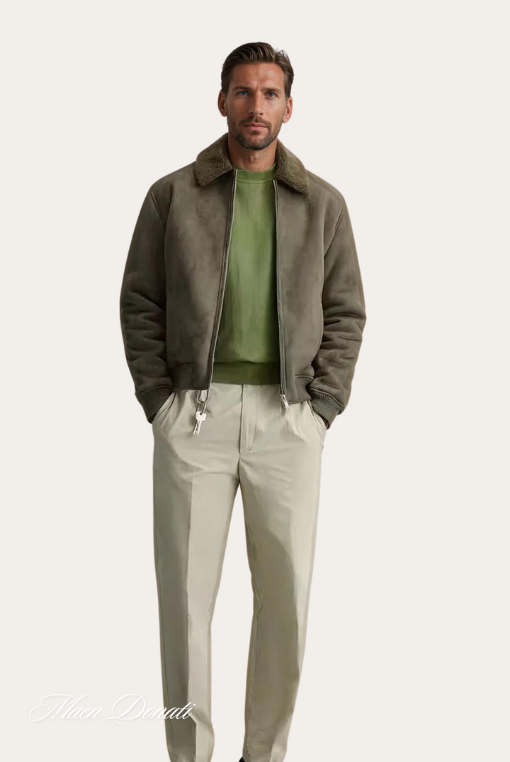 Stylish Winter Bomber Jacket – Nolan