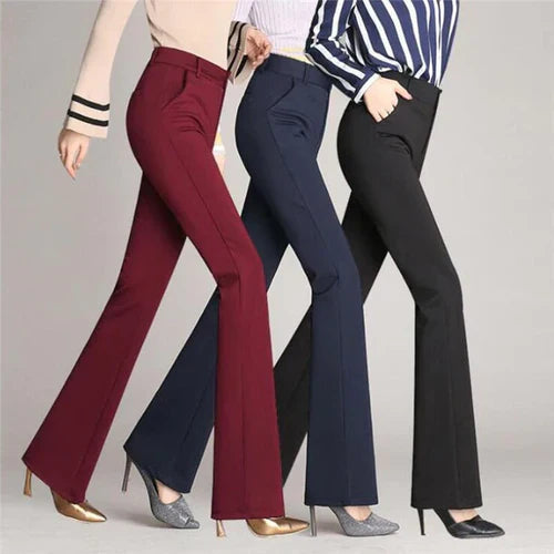 Slim-Fit High-Waist Pants – Mila
