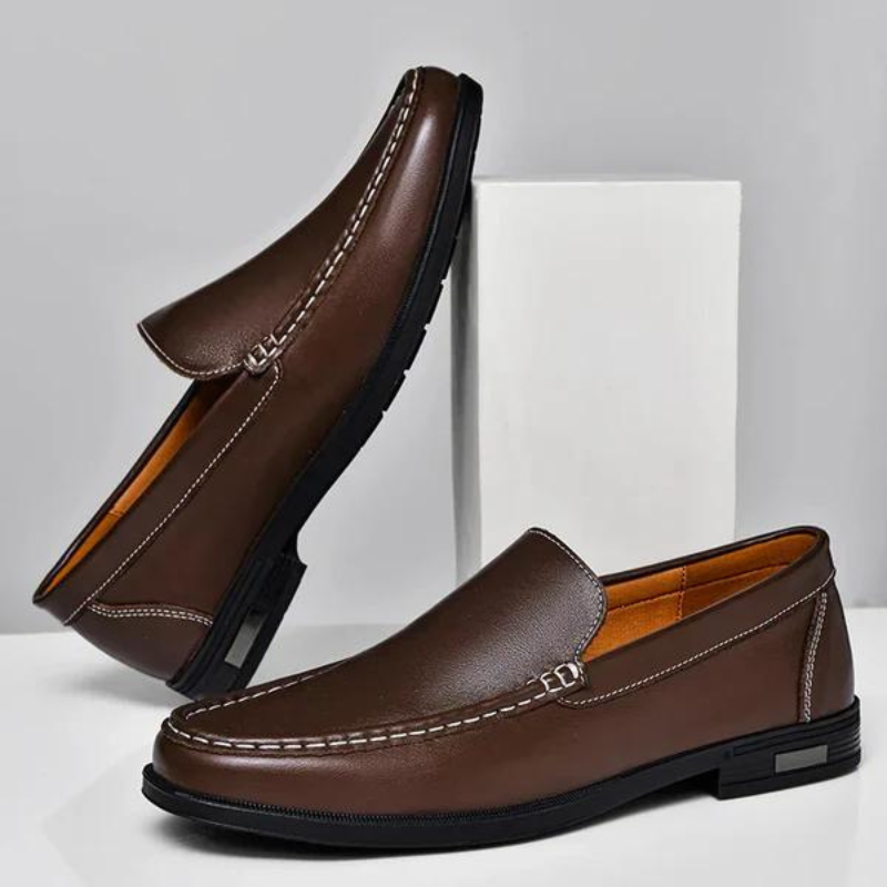 Italienske loafers i ægte læder – Emilio