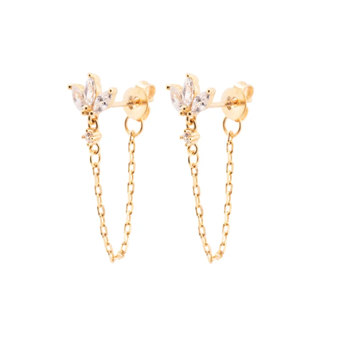 Tidløse dråpe-øredobber - Elodie