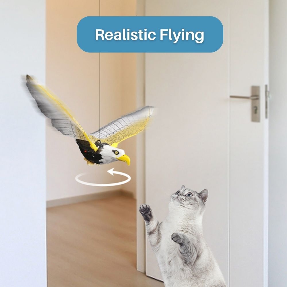 Interaktivt katteleketøy for moro og bevegelse – FeatherFlight