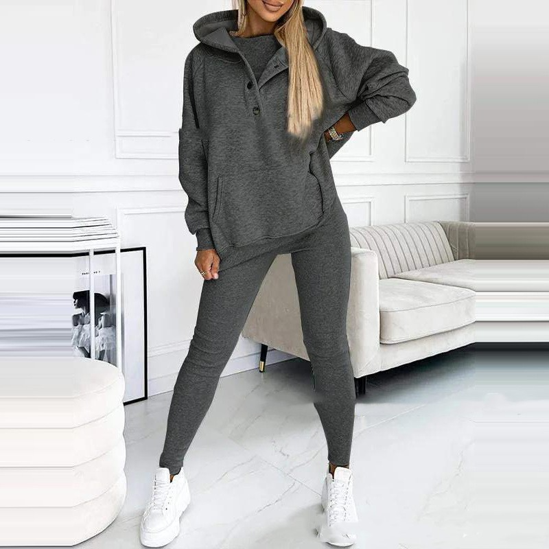 Trendy loungestel med 3 dele - Elena