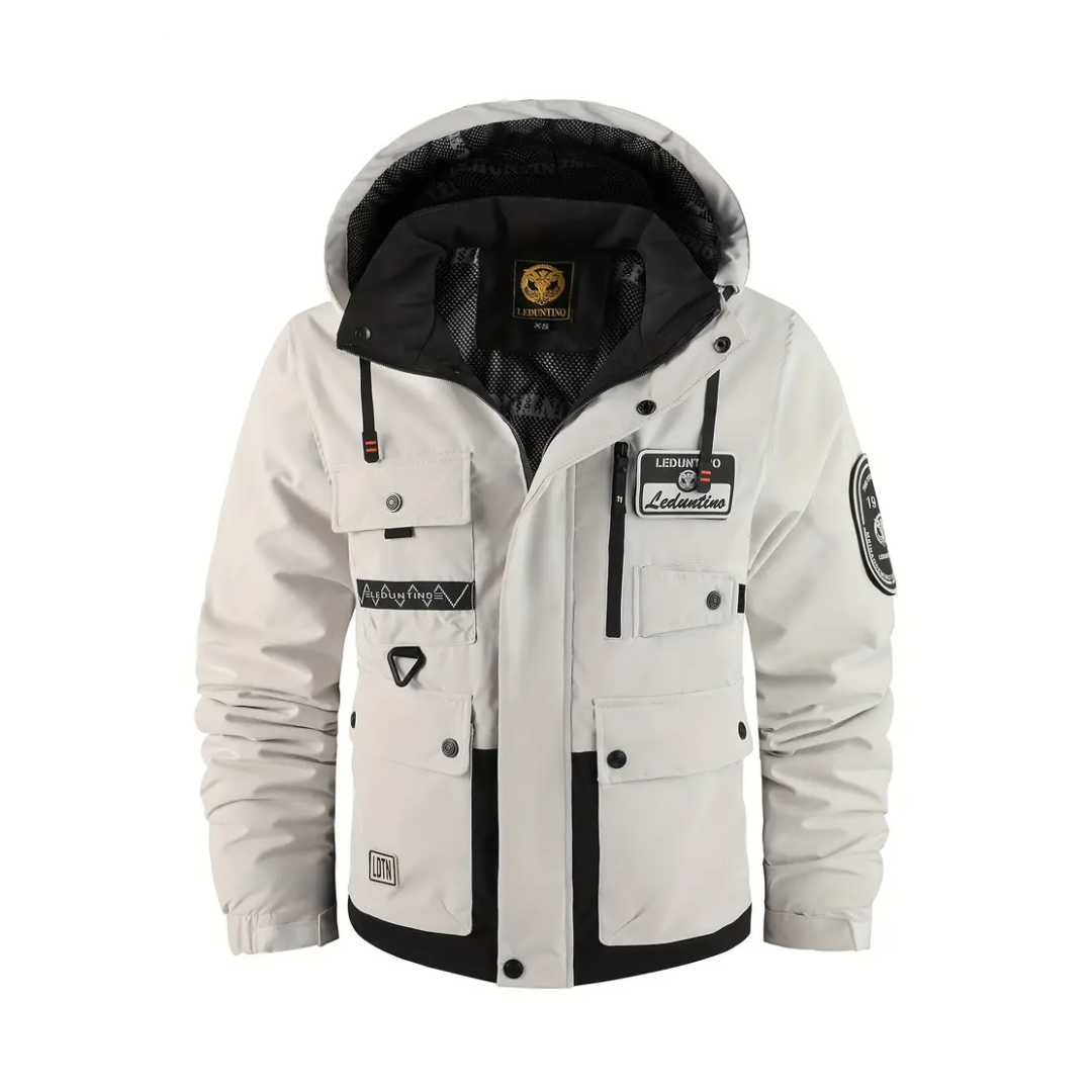 Herren Outdoorjacke gewattet mit abnehmbarer Kapuze – Henrik