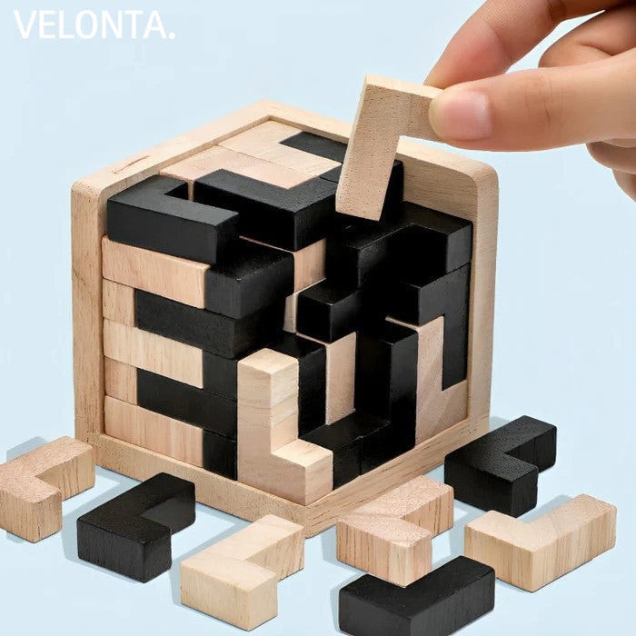 3D Wooden Patience Game - PuzzleMaster