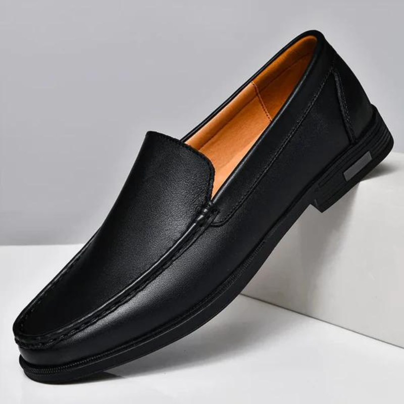 Italienske loafers i ægte læder – Emilio