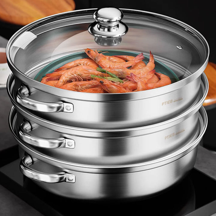 3-layer steam cooker – NutriSteam